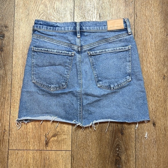 Citizens of Humanity Beatnik Raw Hem Denim Mini Skirt Size 25 - Picture 4 of 9